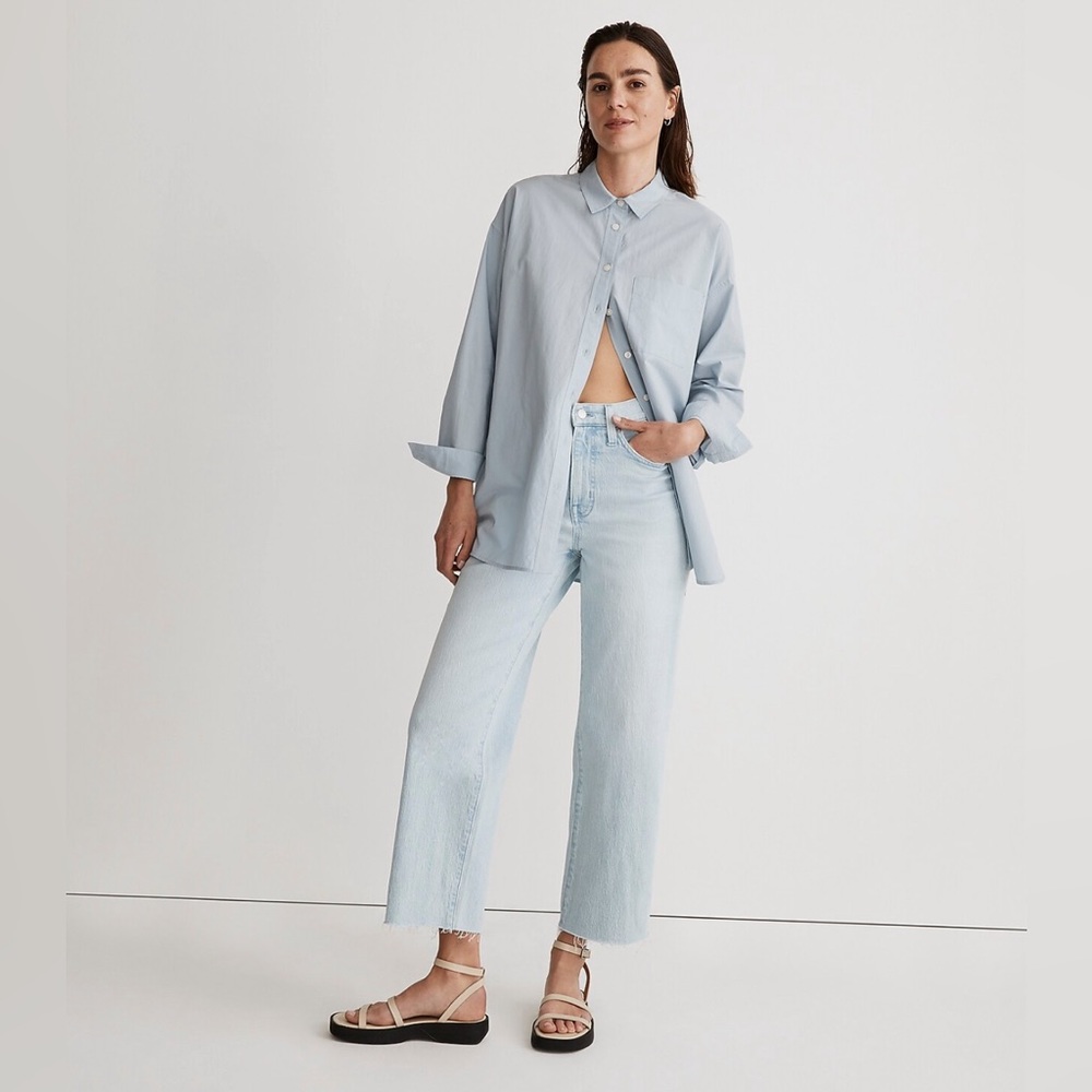 Madewell tall perfect vintage wide leg crop jean